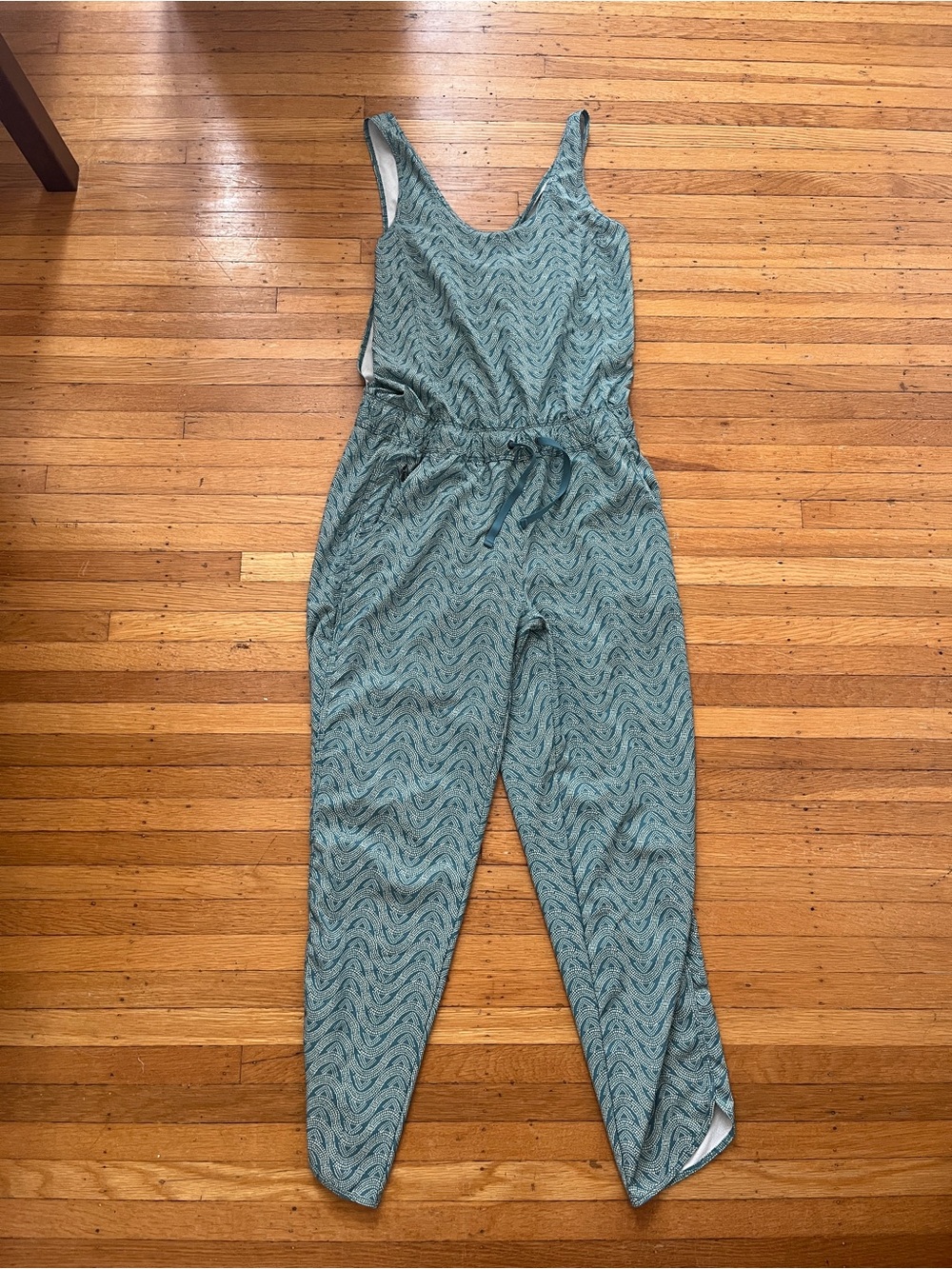 Patagonia Teal Patterned Fleetwith Jumpsuit